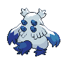 Abomasnow - Black 2 White 2 Black White Animated (Back View (Shiny))