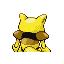 Abra - FireRed LeafGreen (Back View)