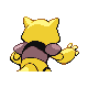 Abra - Platinum (Back View (Shiny))