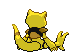 Abra - Black 2 White 2 Black White Animated (Back View)