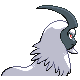 Absol - HeartGold SoulSilver (Back View)
