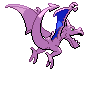 Aerodactyl - Black 2 White 2 Black White Animated (Back View (Shiny))