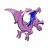 Aerodactyl - Black White (Back View (Shiny))