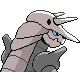 Aggron - Platinum (Back View)
