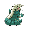 Aggron - Black White (Back View (Shiny))
