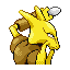 Alakazam - Emerald (Back View)