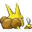 Alakazam - FireRed LeafGreen (Back View)