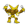 Alakazam - Black White (Back View)