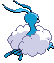 Altaria - Black 2 White 2 Black White Animated (Back View)