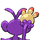 Ambipom - Diamond Pearl (Back View)