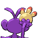 Ambipom - Platinum (Back View)