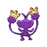 Ambipom - Black White (Back View)