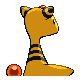 Ampharos - HeartGold SoulSilver (Back View)