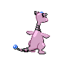 Ampharos - Black White (Back View (Shiny))