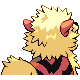 Arcanine - Diamond Pearl (Back View)