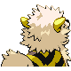 Arcanine - Platinum (Back View (Shiny))