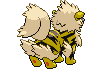Arcanine - Black 2 White 2 Black White Animated (Back View (Shiny))