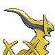 Arceus - Diamond Pearl (Back View (Shiny))
