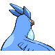 Articuno - HeartGold SoulSilver (Back View (Shiny))