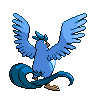 Articuno - Black White (Back View)