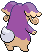 Audino - Black 2 White 2 Black White Animated (Back View (Shiny))
