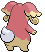Audino - Black 2 White 2 Black White Animated (Back View)