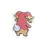 Audino - Black White (Back View)