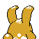 Azumarill - Gold (Back View (Shiny))