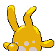 Azumarill - Diamond Pearl (Back View (Shiny))