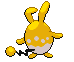 Azumarill - Black 2 White 2 Black White Animated (Back View (Shiny))