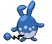 Azumarill - Black 2 White 2 Black White Animated (Back View)