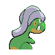 Bagon - Platinum (Back View (Shiny))