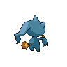 Banette - Black White (Back View (Shiny))