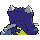 Bastiodon - Platinum (Back View (Shiny))