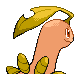 Bayleef - Platinum (Back View (Shiny))