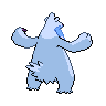 Beartic - Black White (Back View (Shiny))