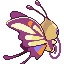 Beautifly - Ruby Sapphire (Back View (Shiny))
