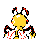 Beedrill - Gold (Back View)