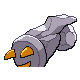 Beldum - Diamond Pearl (Back View (Shiny))