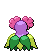 Bellossom - Black 2 White 2 Black White Animated (Back View (Shiny))