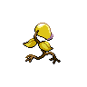 Bellsprout - Black White (Back View (Shiny))