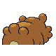Bidoof - Diamond Pearl (Back View)