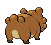 Bidoof - Black 2 White 2 Black White Animated (Back View)