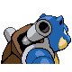 Blastoise - HeartGold SoulSilver (Back View)