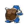 Blastoise - Black White (Back View)
