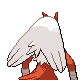Blaziken - Platinum (Back View (Shiny))