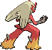Blaziken - Black 2 White 2 Black White Animated (Back View)