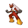 Blaziken - Black White (Shiny)