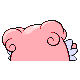 Blissey - Diamond Pearl (Back View (Shiny))