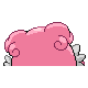 Blissey - Platinum (Back View)